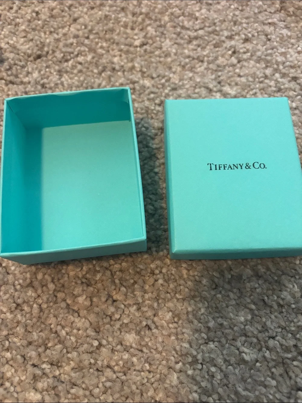Tiffany & Co. Robin's Egg Blue Box, Pouch & White Ribbon !!Pristine!!